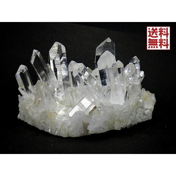 天然水晶 クラスター クリスタルクォーツ 石英 原石 高品質 Crystal Quartz アーカン...