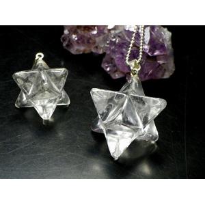 天然水晶 マカバクリスタル ペンダント マカバ...の詳細画像1