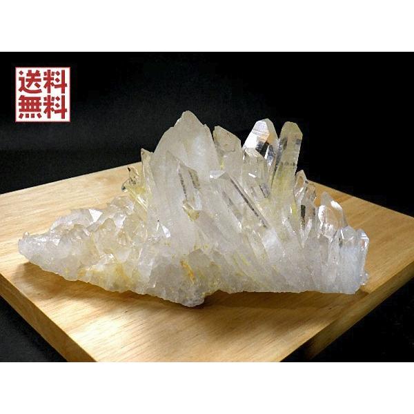 天然水晶 クラスター クリスタルクォーツ 石英 原石 高品質 Crystal Quartz アーカン...