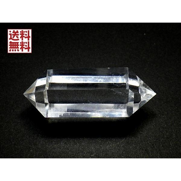 両剣 天然水晶 ５３ｍｍ 鑑別書付き 高品質 ダブルポイント クリスタルクォーツ 全国送料無料 NO...