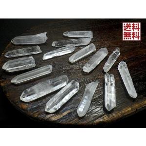 天然水晶 原石ポイント 100g量り売り (3cm以下)クリ...
