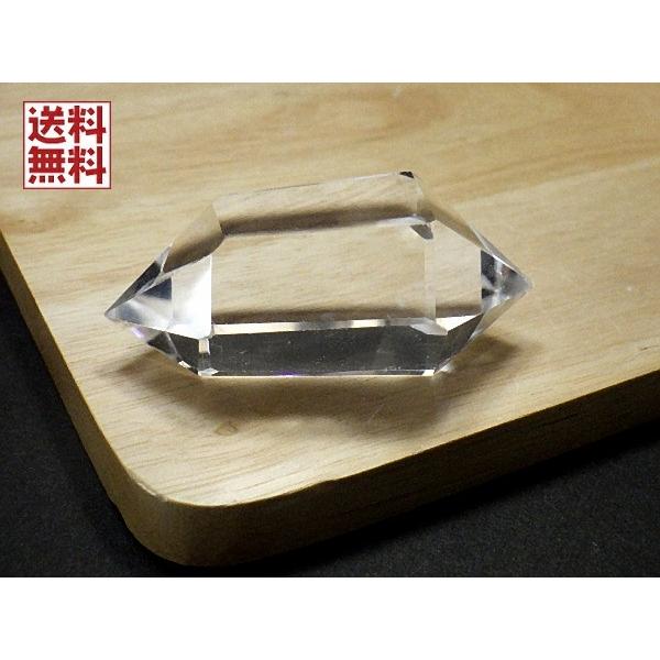 両剣 天然水晶 ５４ｍｍ 鑑別書付き 高品質 ダブルポイント クリスタルクォーツ 全国送料無料 NO...