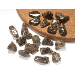ブルーレースアゲート原石磨き石 Bluelace agate 空色縞瑪瑙 50g