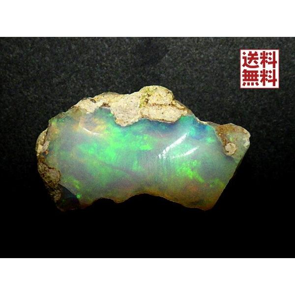 天然オパール ８ct カラット 簡易鑑別付き プレシャス オパール 遊色オパール OPAL エチオピ...
