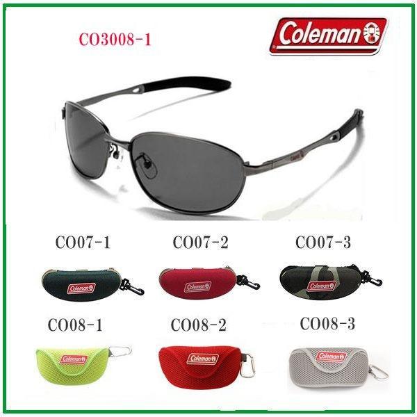 　サングラスケース付き　coleman（コールマン）偏光サングラス　CO3008-1 メンズ　レディ...