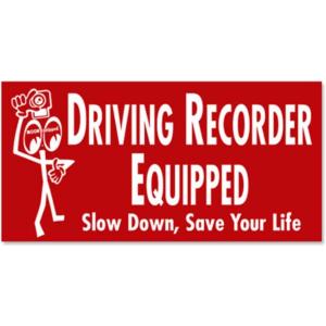 ムーンアイズ(MOONEYES) Driving Recorder Equipped ステッカー ド...
