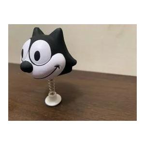 スプリングスタンド付き　FELIX THE CAT  アンテナ トッパー アンテナボール  イエロー