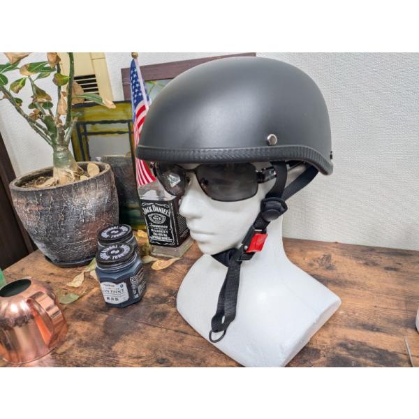装飾用　半ヘル　ヘルメット　ハーフヘルメット　ブラック　かっこいい　半キャップ　原付　ビンテージデザ...