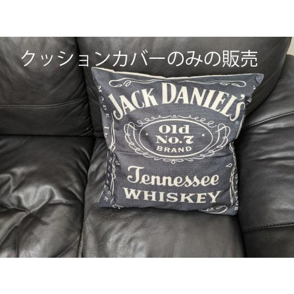 Jack Daniel's アメリカン クッションカバー ジャックダニエル