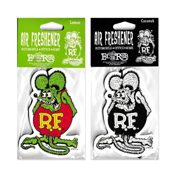 ラットフィンク エアフレッシュナー  GR／BW RatFink ダイカット 芳香剤　車