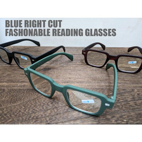 ROVO　ブルーライトカット 老眼鏡　レトロデザイン　ブラック　グリーン　ブラウン　おしゃれ　ポップ...