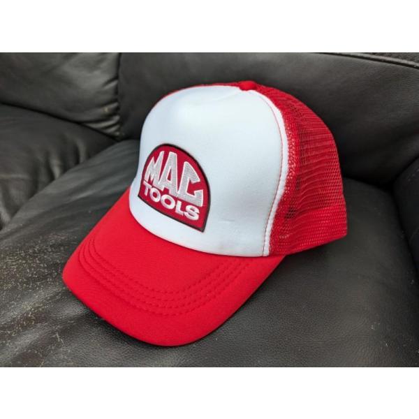 MAC TOOL （レッド）モーター メッシュキャップ レーシング キャップ