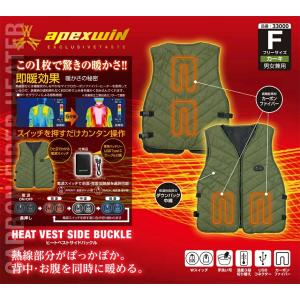 【在庫処分品・未使用】電熱ウェア ヒートベスト...の詳細画像1