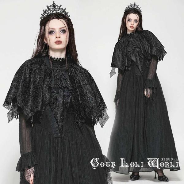 ゴスロリワールド BW142 ゴシックファッション ジャボ付 ショール ボレロ ゴシック ゴスロリ ...
