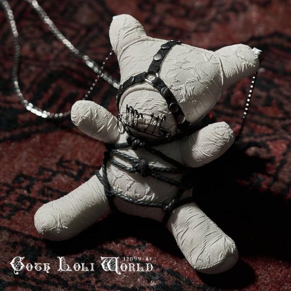 ゴスロリワールド JG-002XH-WH パンク ロック ファッション チェーンストラップ付 亀甲縛...