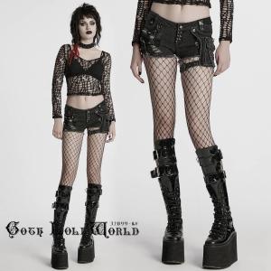 ゴスロリワールド】Devil 光沢フェイクレザーお尻丸出しセクシー