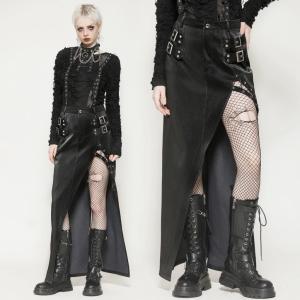 ゴスロリワールド ゴシックファション 取外可能 燕尾 ベスト ブラック