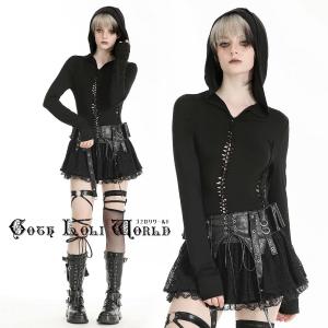 BPN 編み上げ レースアップ ゴシック ヴィジュアル系 カーディガン ボレロ BPN 編み上げ レースアップ ゴシック ヴィジュアル系