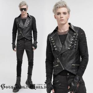 ゴスロリワールド】Devil ウエストエナメルパンクカバー巻き スカート