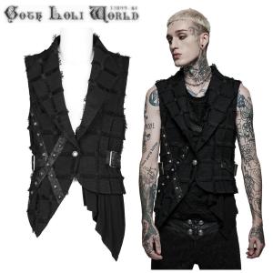 ロック系ファッション トップス メンズ前開きべスト ジレ の商品一覧 ベスト ジレ トップス ファッション 通販 Yahoo ショッピング