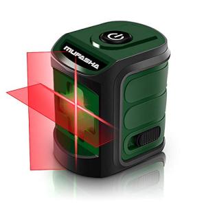 MUFASHA レーザー墨出し器 水平器 2ライン レーザーレベル