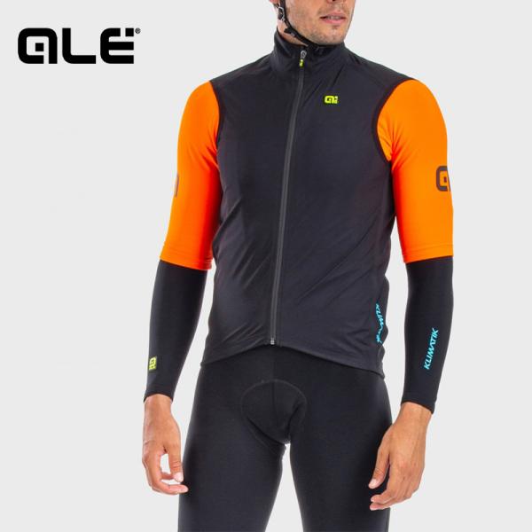 ALE(アレ)ウォータープルーフ ベスト サイクルベスト 防水 メンズ 防風 耐久撥水 自転車 ロー...