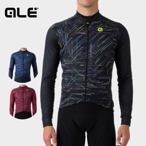 ALE(アレ)サイクルジャージ メンズ 秋冬 長袖 [8℃/14℃対応] 耐久撥水