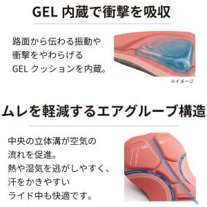 サイクルインナーパンツ 超極厚3Dパッド メッ...の詳細画像5