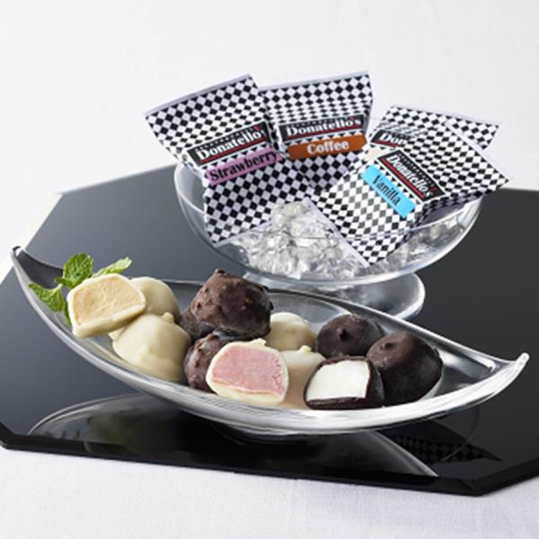 チョコアイスボール お取り寄せグルメ ドナテロウズ チョコアイスボール ＤＮＢー４０ 4種×10個計...