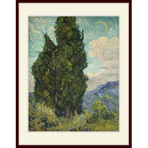 複製画・額付き・ゴッホ・「糸杉」
