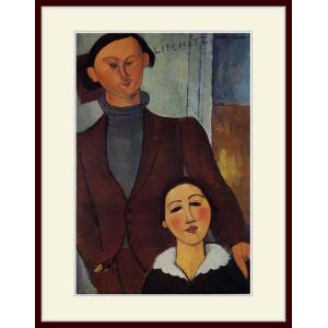複製画・額縁付き・モディリアーニ・「裸婦」 : グーピルギャラリー