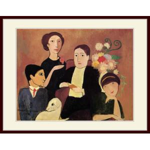 複製画・額縁付き・ピカソ・「夢（赤い椅子に眠る女）」 : グー