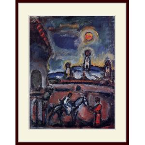 複製画・額縁付き・ルオー・「キリストの顔、受難」 : グーピル