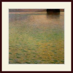 グスタフ・クリムト［世界の名画コレクション］『アッター湖畔の