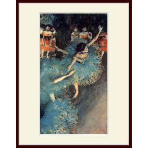 複製画・額縁付き・ドガ・「赤い衣装をつけた三人の踊り子」 : グー