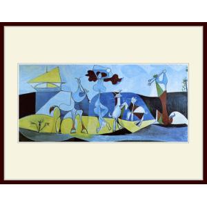 複製画・額縁付き・ピカソ・「鳥籠2」 : グーピルギャラリー - 通販