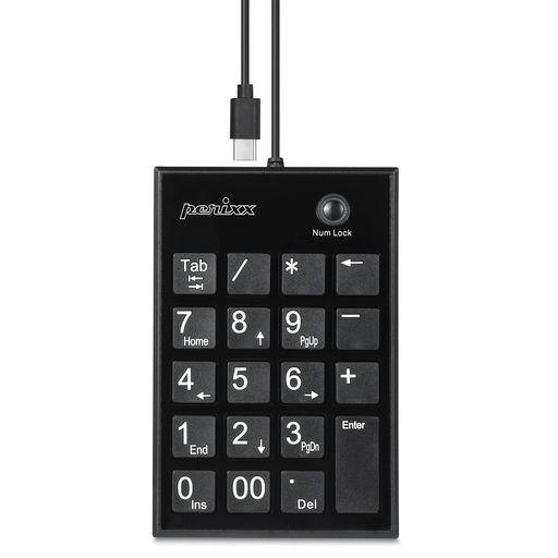 Perixx(ペリックス)PERIPAD-202C有線タイプCキーパッド-パンタグラフ式キー薄型タイ...