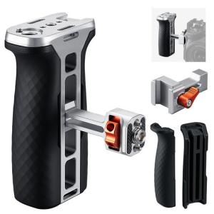 K&FCONCEPTサイドハンドル汎用カメラサポート左右使用可能上下調整可能NATOレール1/4ネジ穴ARRI3/8ネジ穴コールドシューマウント交換可