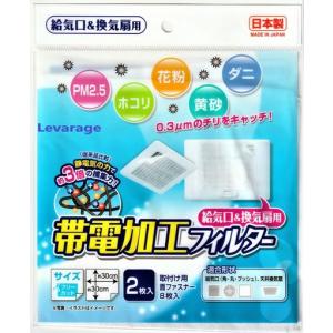 給気口&換気扇用帯電加工フィルター2P1...の商品画像