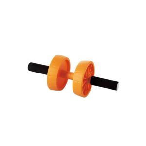 エレコム 腹筋ローラー アブホイール 耐荷重120kg 静音 2Way 強度調整可 コンパクト収納 筋トレ 体幹 トレーニング エクリアスポーツ オレ