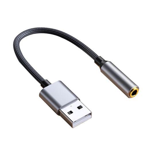 LUYING USB オーディオ 変換アダプタ 外付け サウンドカード 4極(TRRS)3.5mmミ...