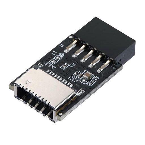 YBBOTTマザーボードヘッダーアダプターUSB2.09ピンタイプE内部アダプターエクステンダーカー...