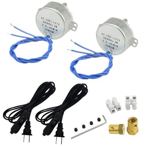 WMYCONGCONG2個セット同期モーターターンテーブルモーター50/60HzAC100〜127V...