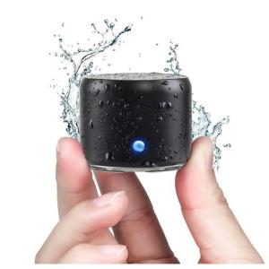 旅行用EVAケース付きEWAA106ミニワイヤレスBluetoothスピーカー【12時間連続再生/IP67防水規格/超小型//パッシブラジエータ搭載