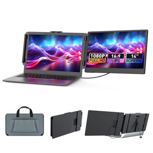 KwumsyポータブルディスプレイS1PortableMonitor14’’1080PFHDIPSデ...