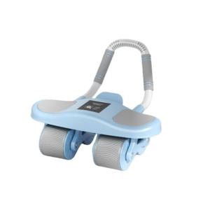 CYFIE 腹筋ローラー アブローラー 自動リバウンド 肘付き ダイエット器具 膝マット付き 静音 二輪 タイマー付き 健康器具 トレーニング器具 筋