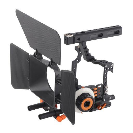 カメラケージセット ハンドル付き DSLRリグキット 調整可能 GH4の場合用
