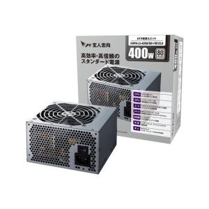 玄人志向電源ユニット400WATX電源80PLUSスタンダードPC電源12cm静音ファンKRPW-L5-400W/80+/REV2.0