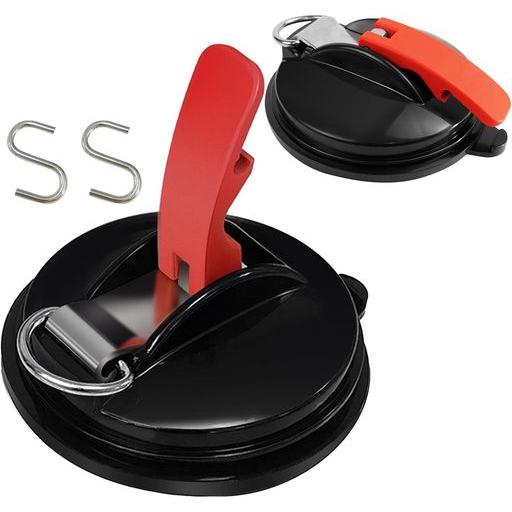 roseddy吸盤フック強力カーサイドタープ吸盤キャンプタープ吸盤直径11.7cm耐荷重70kg固定...