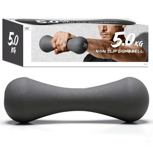 アルインコ(ALINCO)ノンスリップダンベル5.0kg1個入滑りにくい握りやすいトレーニング引き締...
